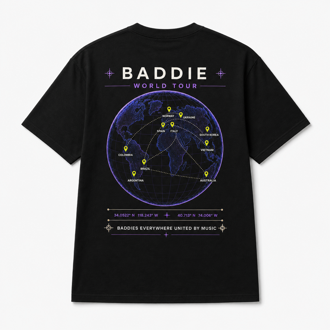 Baddies Bring The World Together Tee